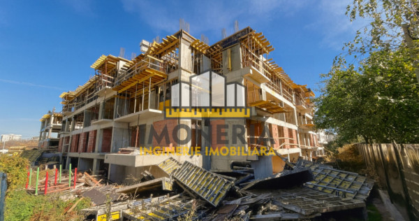 3 camere spațioase, comision 0% | 101 mp, bucătărie înch