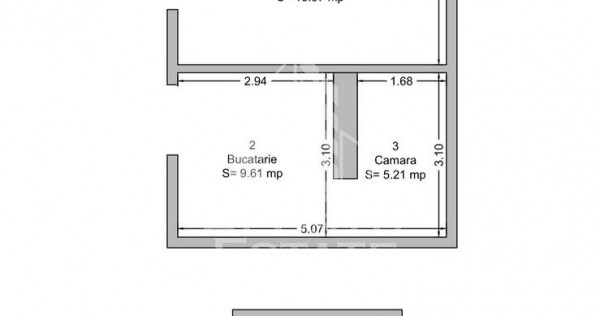 Apartament pretabil birouri, 30 mp, Piata Unirii
