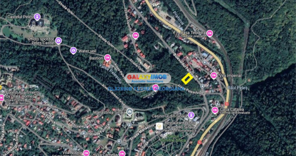 Teren 1500 mp Sinaia Intravilan zona Peles