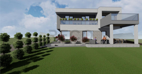 RECO Teren 579mp cu proiect de casa zona Dealuri