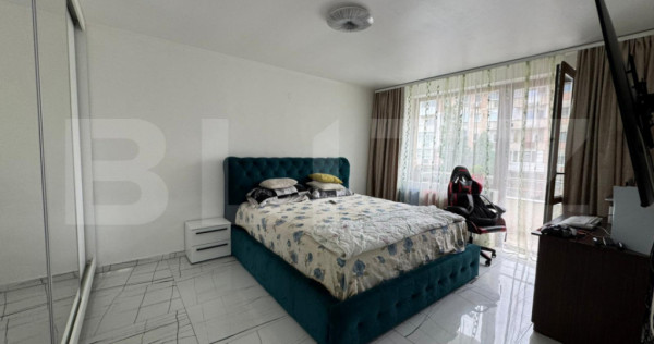 Apartament de v&acirc;nzare, cu 2 camere, 57 mp, decomandat, zona