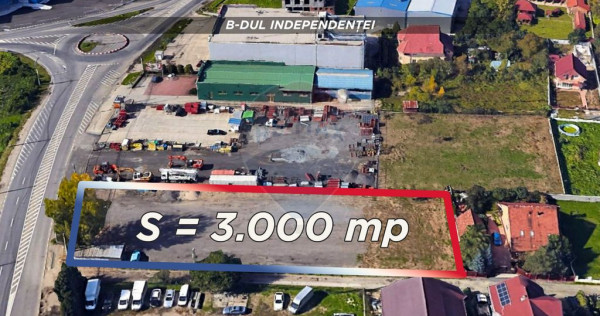 Teren de inchiriat &ndash; 3.000 mp la bulevard principal
