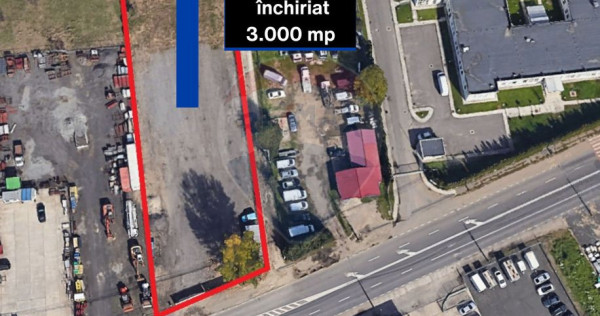 Teren de &icirc;nchiriat &ndash; 3.000 mp+ &ndash; la bulevard principal