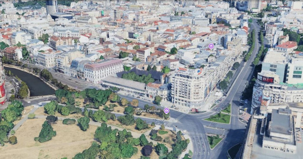 Piata Unirii stradal Subsol si Parter 227 mp vitrina 6m t...