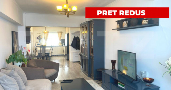 Apartament 3 camere, 74 mp, zona Simion Bărnuțiu