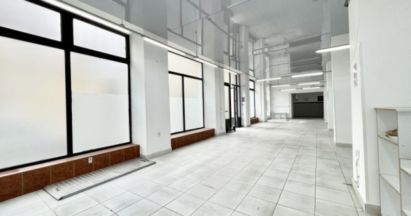 Spatiu comercial situat central, cu vitrina & vizibilitate.