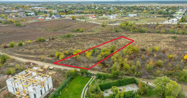 Teren 3000 mp în Snagov – zonă in dezvoltare, aproape...