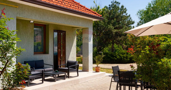 Casă cochetă de v&acirc;nzare, teren 954 mp, posibil parcela...