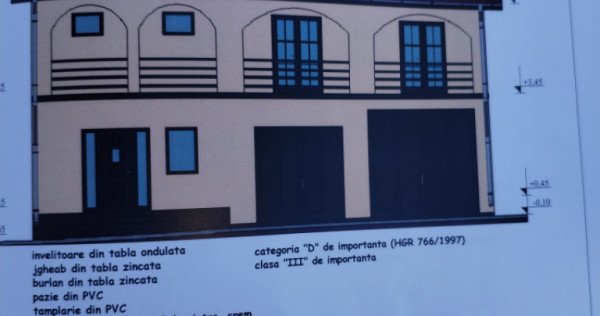 Casa in constructie D+P+1E, 198 mp. volum construit util, cu