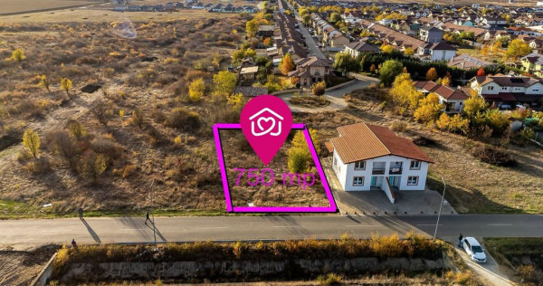 Teren 750 mp cu toate utilitățile | Via Carmina | 100 &euro;/mp