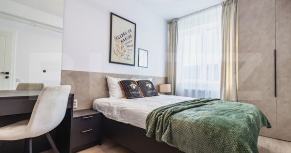 Apartament 2 camere, 41 mp, terasa 10 mp, garaj, zona Terra