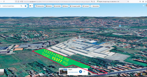 Potențial imobiliar! 2 case in curte,front 30m,teren 15277mp,Reghin