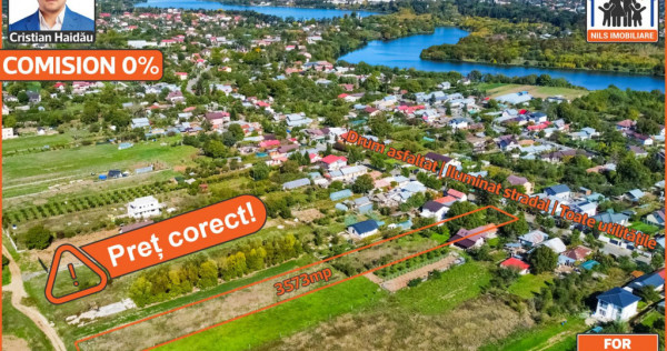 Teren intravilan | 3573mp | Toate utilitatile! | Buftea IF