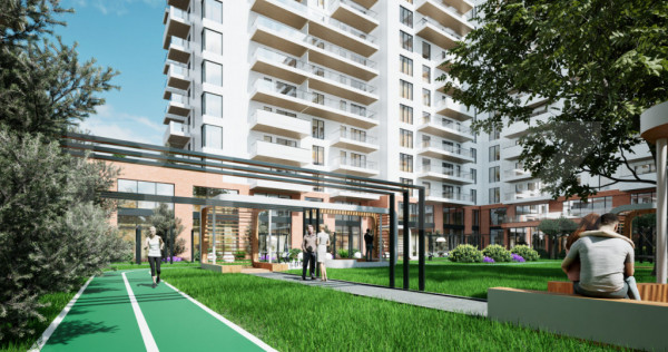 Duplex cu 4 camere, 128 mp, in Ansamblul Skylight Residence