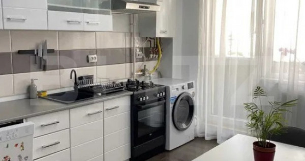 Apartament de 2 camere, 42 mp, utilat și mobilat, în zona