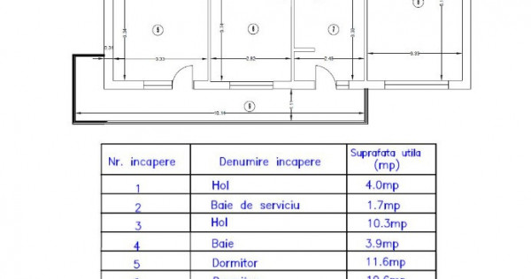 Vand Apartament 3 camere decomandate, etaj 2/4, P-ta Mihai Viteazul