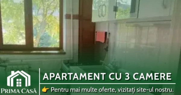 Apartament cu 3 camere ~ zona N. Balcescu ~ etaj 3 ~ confort 1