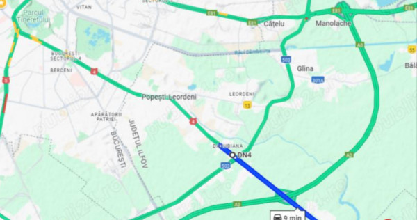 Teren vanzare extravilan Postavari, Ilfov, Berceni, 4200mp