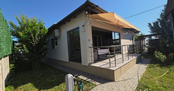 Casa individuala mobilata utilata || 3 camere 1 baie || teren 300mp