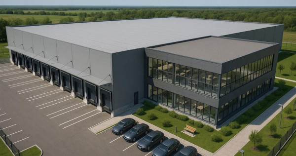 Spatii industriale si birouri 1700 mp in Popesti-Leordeni