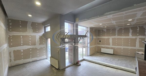 Spatiu comercial cu inaltime mare si curte proprie in Manast