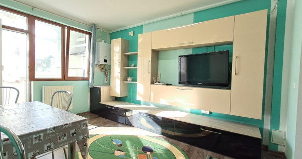 Apartament 2 camere 37 mp, et.1, bacon inchis, parcare Floresti