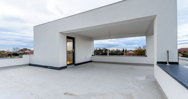 Casă nouă 2025 cu terasă rooftop – 5 camere, design ...