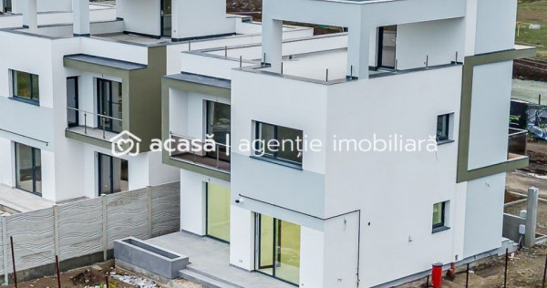 Casă nouă 2025 cu terasă rooftop &ndash; 5 camere, design ...