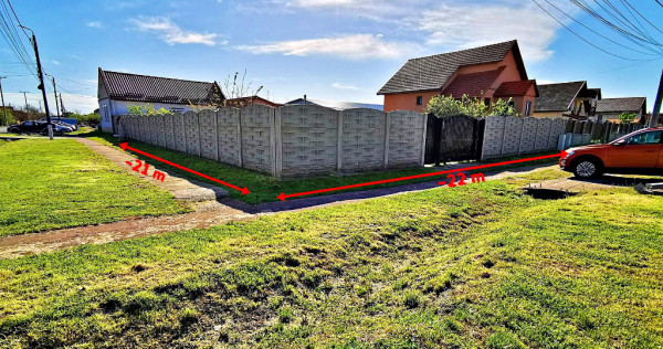 TEREN DE VÂNZARE în comuna Periam - 450 mp