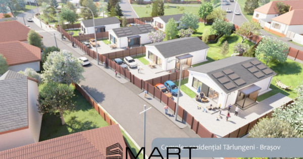 Casă modernă, parter, la cheie – în inima Tărlungenilo