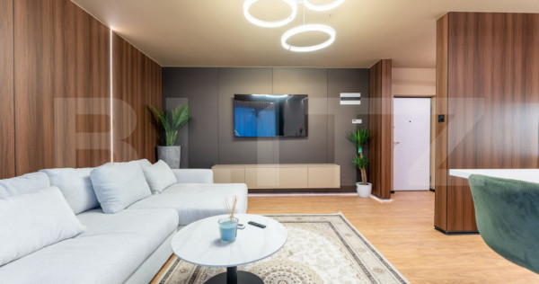 Apartament de lux, 2 camere cu terasă și parcare în zona