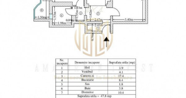 Apartament 2 camere Universitatea Spiru Haret - Aparatori...