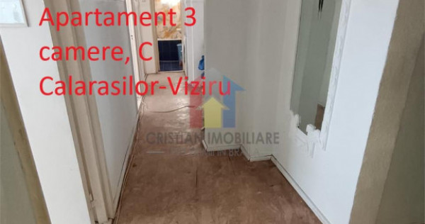 3 camere, confort 1 decomandat, 64 mp, Viziru 3