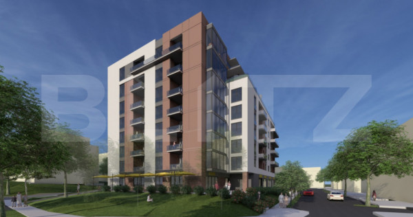 Apartament 2 camere, 54 mp, terasa 13 mp, zona Andrei Muresa