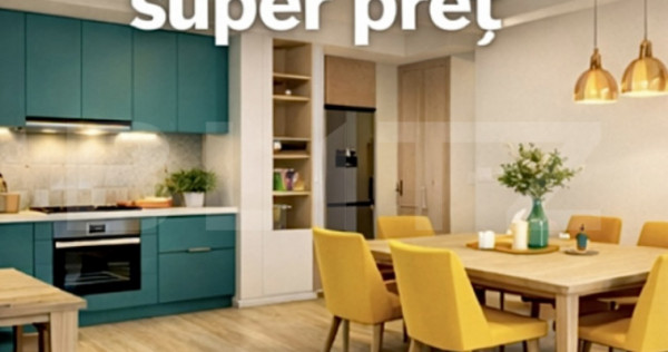 Apartament cu 3 camere, 70 mp utili + Terasa 30 mp, Giroc