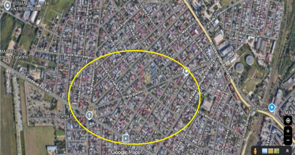 Teren 200 mp Intravilan Sos Focsani ^ Com Paris cadastru po