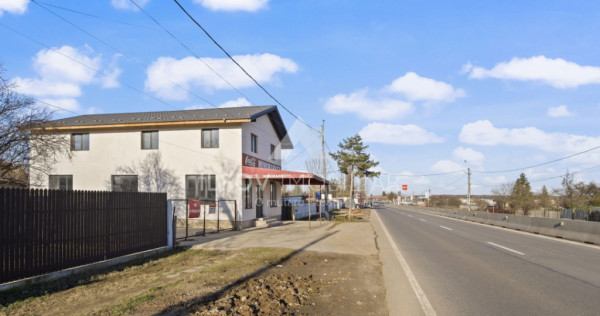 Constructie comerciala rezidentiala 251mp, deschidere la DN1