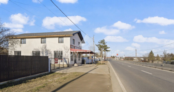 Constructie comerciala rezidentiala 273mp, deschidere la DN1