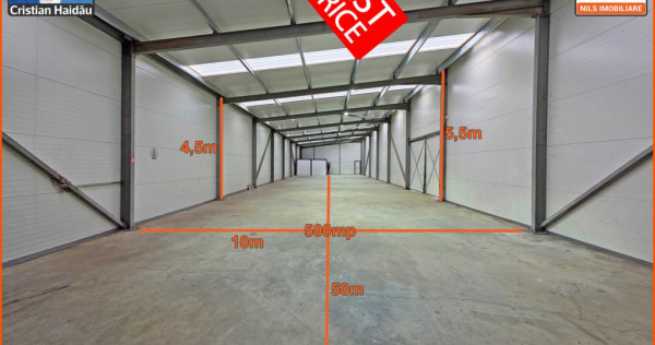 2 x Hala 500mp | 3,2e/mp! | E85 si Macului | Afumati IF