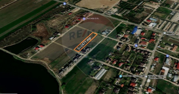 Teren intravilan, 2470 mp, dubla deschidere, Afumati