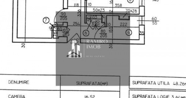 Apartament 2 camere decomandat 52mp Emil Racovita / Apara...