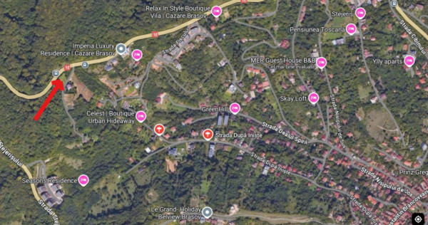 Teren in Drumul Poienii, Brasov cu deschidere la 2 strazi