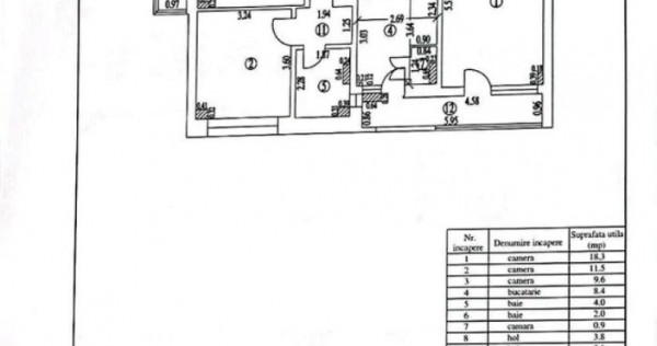 Apartament cu 3 camere in zona Mazepa 2