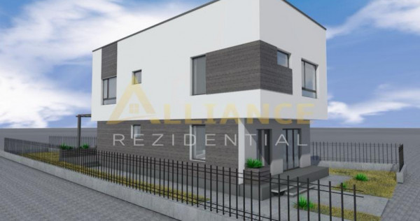 Casa individuala P 1E || 4 camere 3 bai dressing || teren