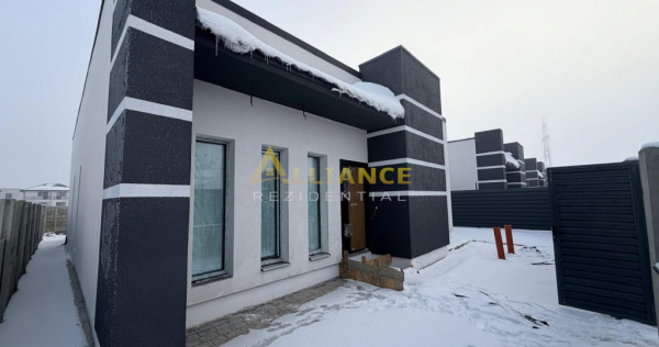 Casa individuala parter - 4 camere - 2 bai - 420 mp teren