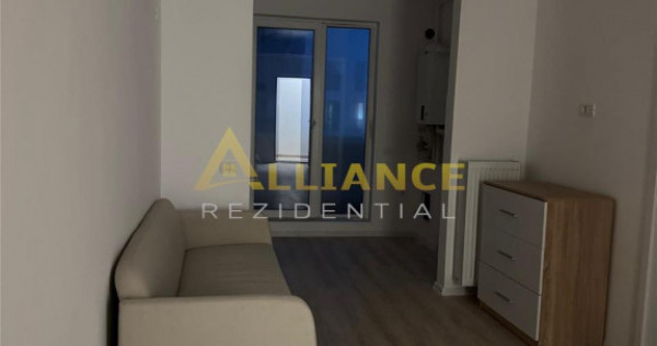 Apartament 2 camere tip studio, mobilat si utilat, parcare s