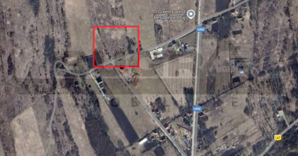 Teren intravilan, 3800 mp, parcelabil, comuna Chinteni