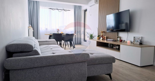 Apartament modern 3 camere, 90 mp, mobilat si utilat complet