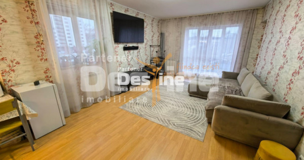 Apartament 2 camere 57 mp mobilat și utilat, etaj intermedi