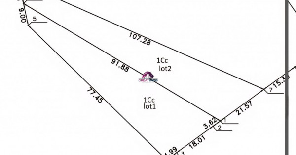 Teren Snagov Lac 1318 mp